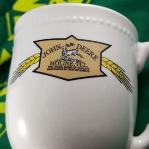 JOHN DEERE Coffee Mug RARE Moline ILL Wheat (12oz)